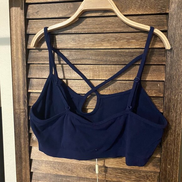 Bamboo Seamless Bandeau OS - Navy - Picture 2 of 5